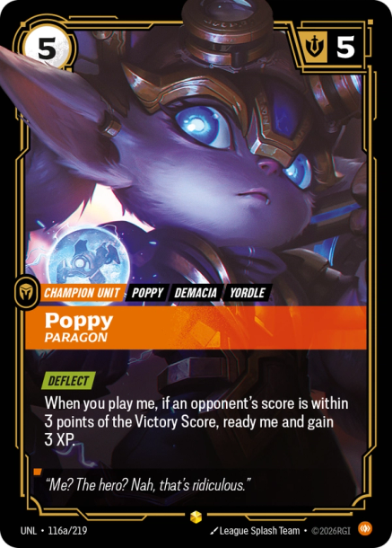 Poppy - Paragon Card Front