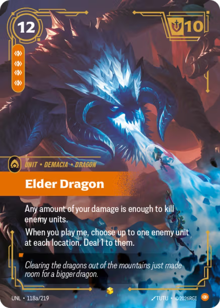 Elder Dragon Card Front