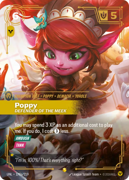 Poppy - Defender of the Meek Card Front