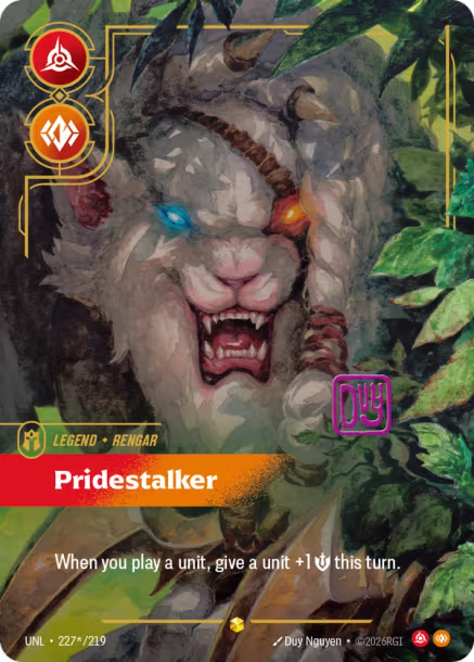 Pridestalker Card Front