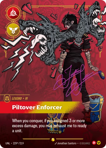 Piltover Enforcer Card Front