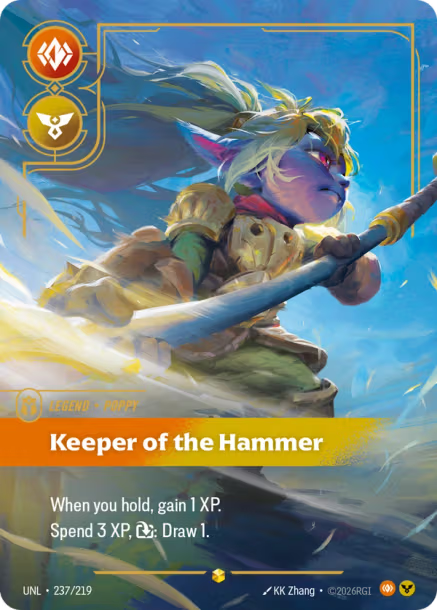 Keeper of the Hammer Frente