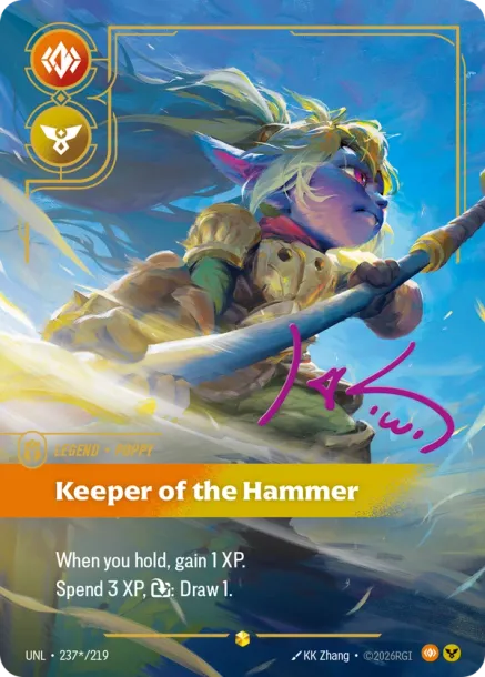 Keeper of the Hammer Frente