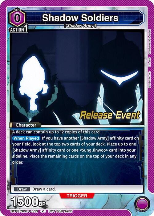 Shadow Soldiers Card Front