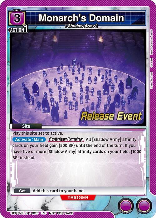 Monarchs Domain Card Front