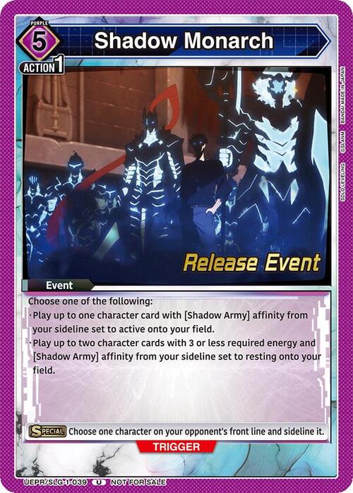 Shadow Monarch Card Front