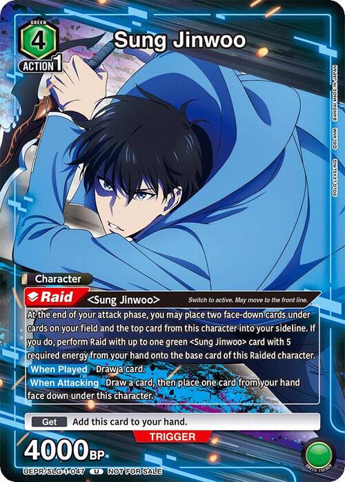 Sung Jinwoo Card Front