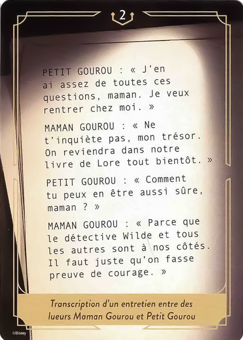 Whispers in the Well - Case Files Lore Card Card Front