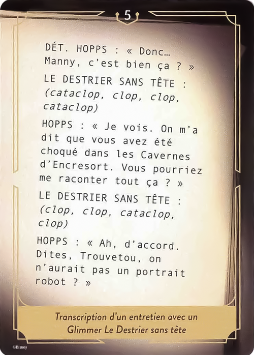 Whispers in the Well - Case Files Lore Card Card Front