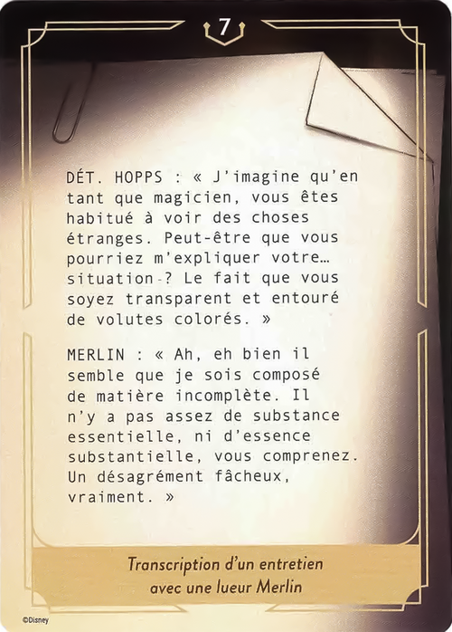 Whispers in the Well - Case Files Lore Card Card Front