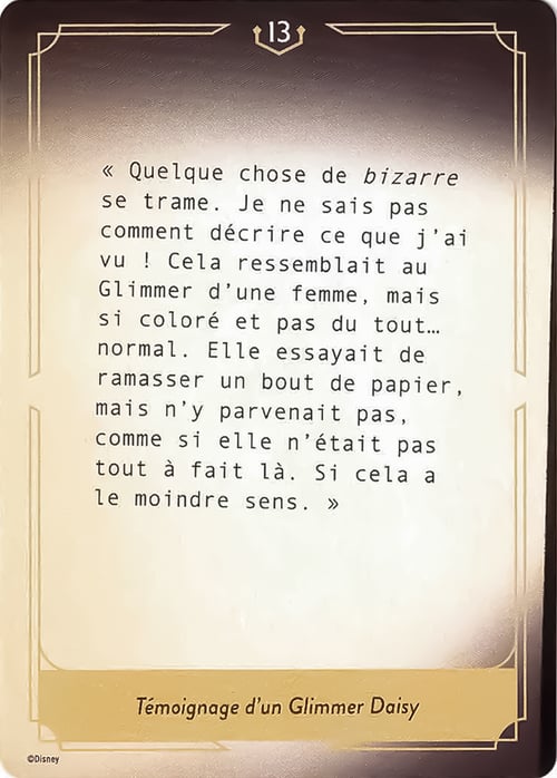 Whispers in the Well - Case Files Lore Card Card Front