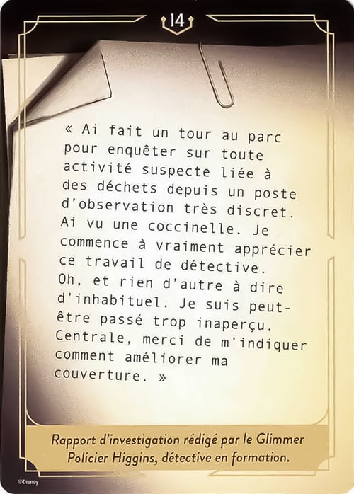 Whispers in the Well - Case Files Lore Card Card Front