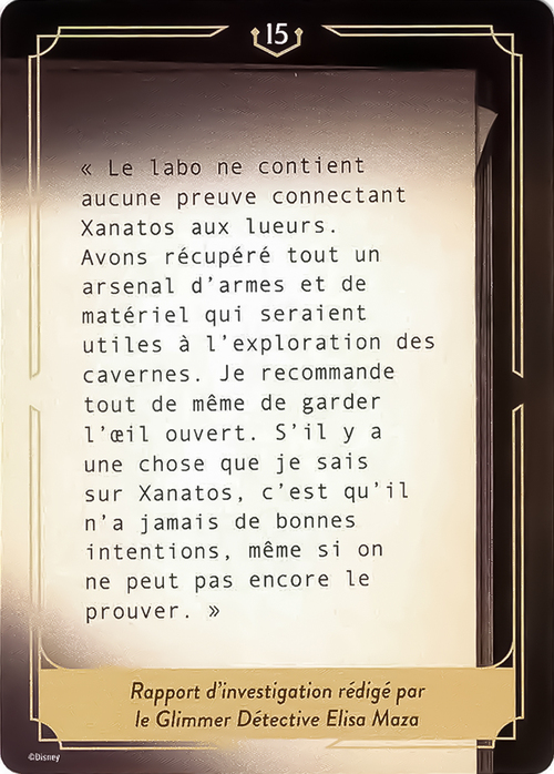 Whispers in the Well - Case Files Lore Card Card Front