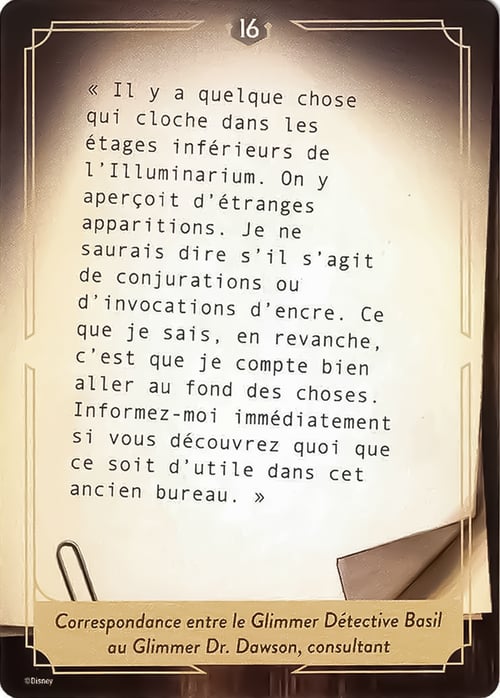 Whispers in the Well - Case Files Lore Card Card Front