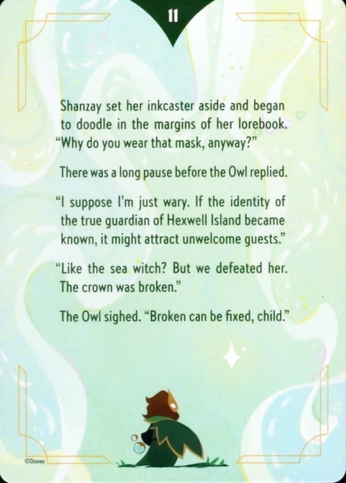 Archazia's Island - Lore Puzzle Story Insert Card Front