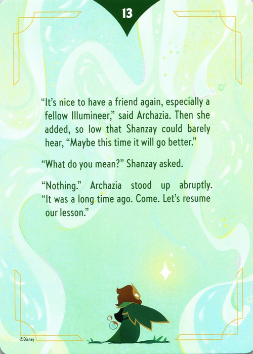 Archazia's Island - Lore Puzzle Story Insert Card Front