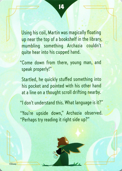 Archazia's Island - Lore Puzzle Story Insert Frente