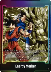 "Goku & Vegeta" Energy Marker · E-114 E-114