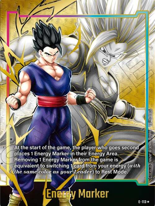 "Gohan" Energy Marker Card Front