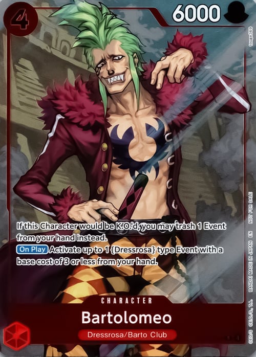 Bartolomeo Card Front