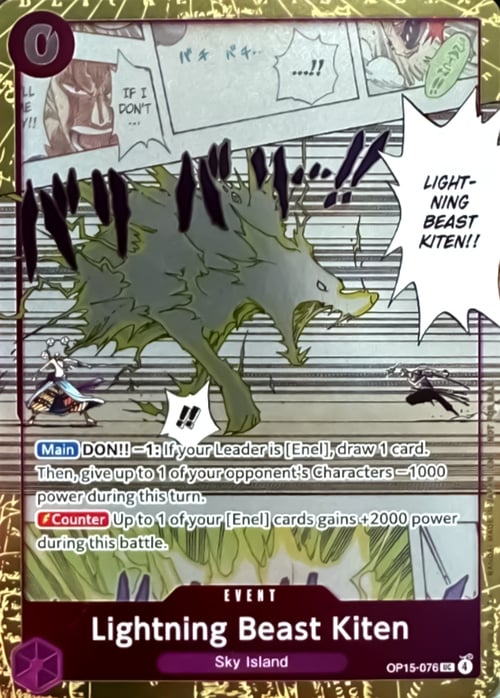 Lightning Beast Kiten Card Front