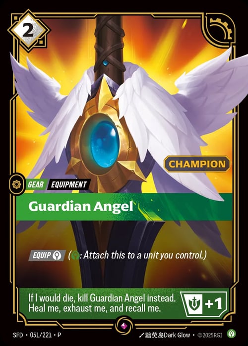 Guardian Angel Card Front