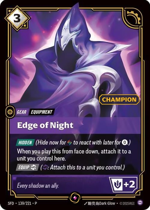 Edge of Night Card Front