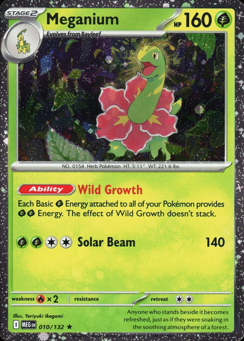 Meganium Card Front