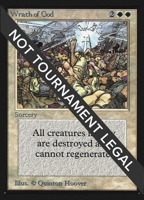 Wrath of God Card Front