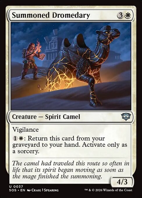 Summoned Dromedary Card Front