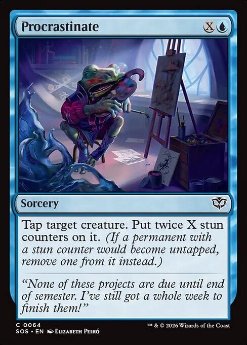 Procrastinate Card Front