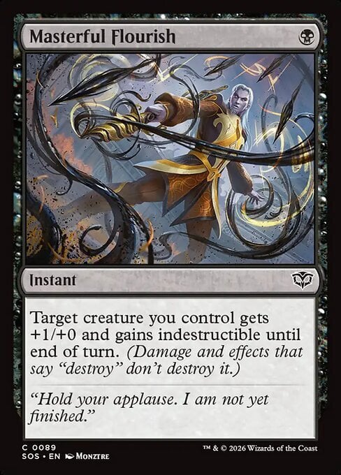 Masterful Flourish Card Front