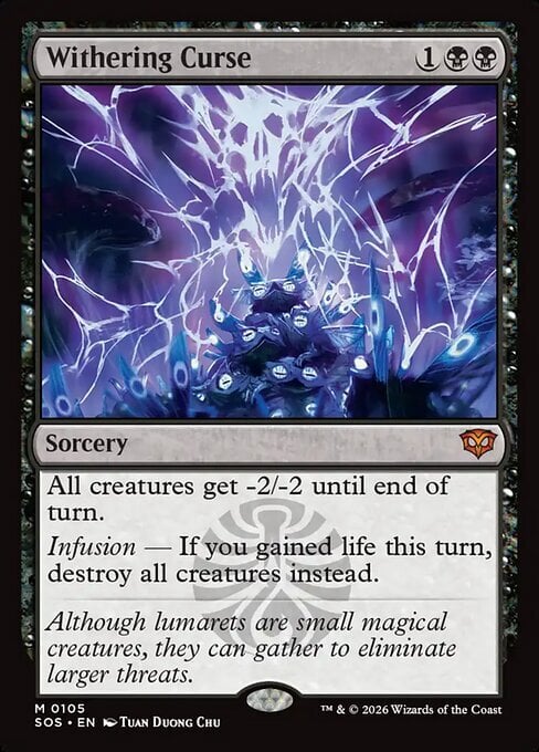 Withering Curse Card Front
