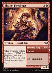 Blazing Firesinger // Seething Song 109