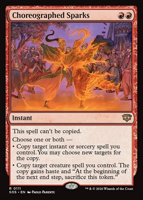 Coreografia di Scintille Card Front