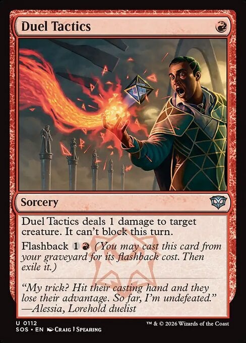 Duel Tactics Card Front