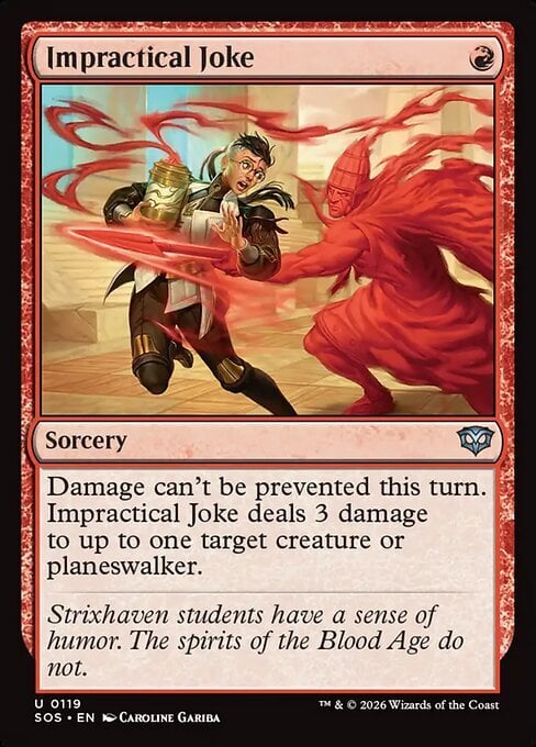 Impractical Joke Card Front