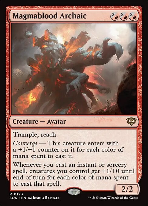 Magmablood Archaic Card Front