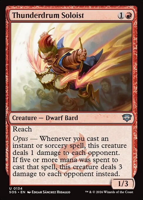 Solista del Tuonotamburo Card Front