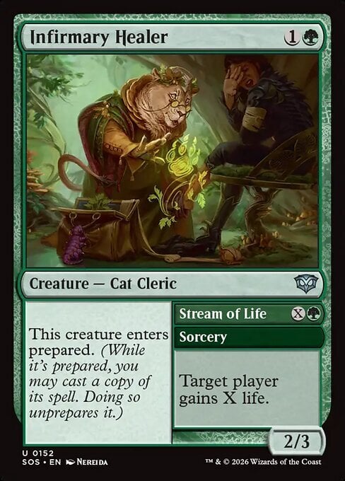 Infirmary Healer // Stream of Life Card Front
