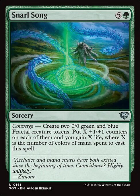 Snarl Song Card Front