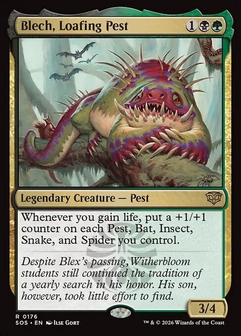 Blech, Peste Oziante Card Front