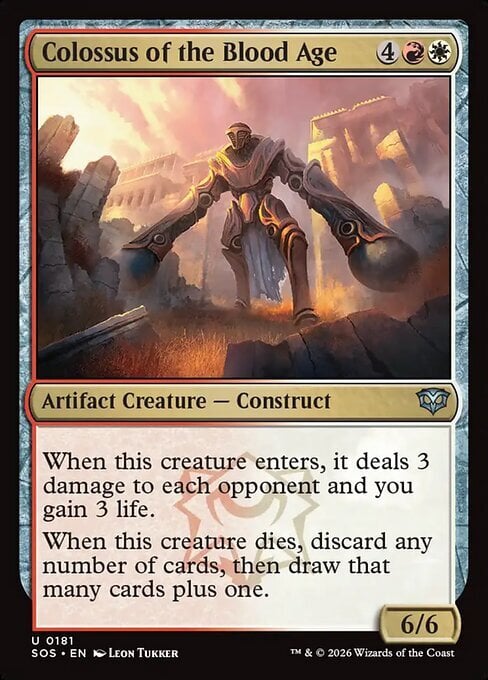 Colossus of the Blood Age Card Front