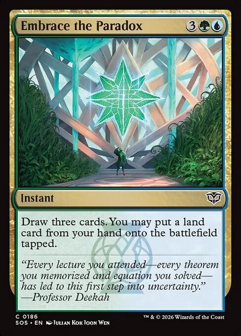Embrace the Paradox Card Front
