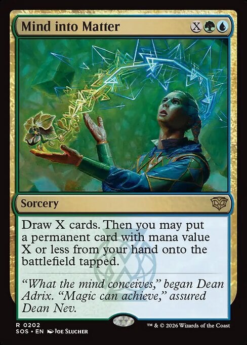 Mind into Matter Card Front