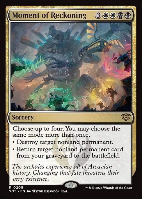 Moment of Reckoning Card Front
