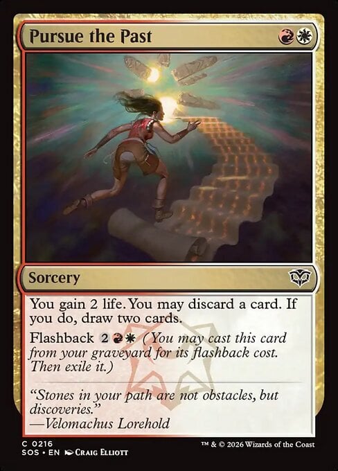 Pursue the Past Card Front