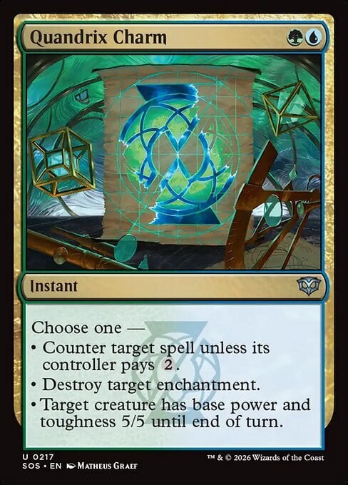 Quandrix Charm Card Front