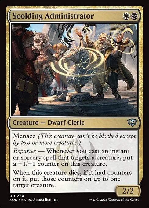 Scolding Administrator Card Front