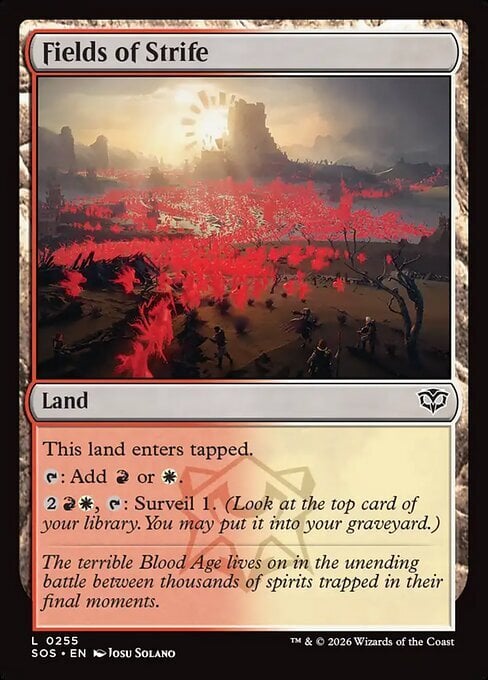 Fields of Strife Card Front